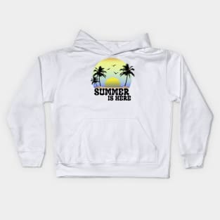 Summer Is Here Kids Hoodie